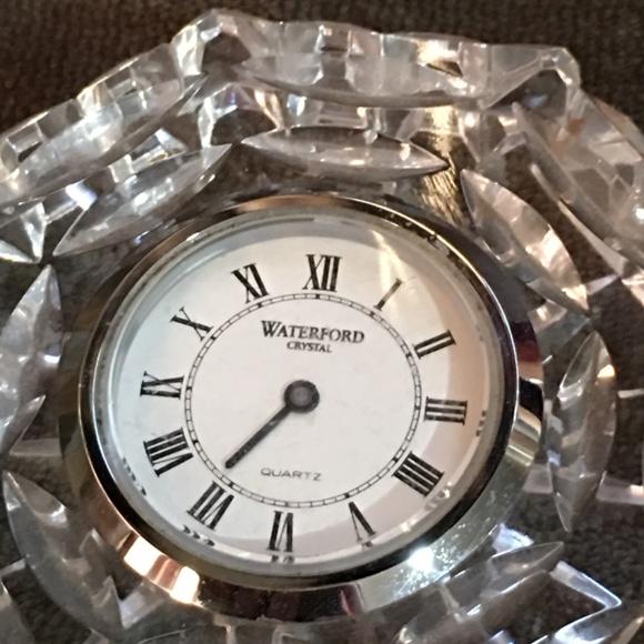 Cristal clock Waterford - Picture 2 of 5